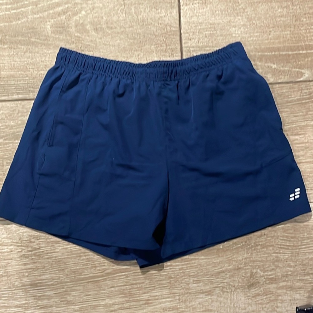 bcg Blue Athletic Shorts Lightweight Elastic Waist (A)
